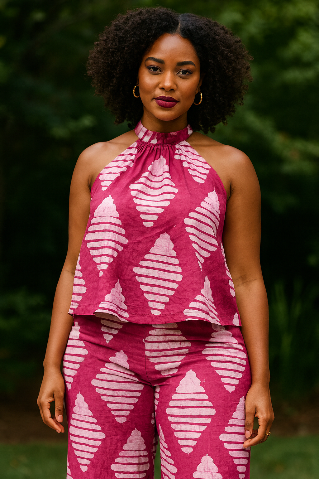 Esther 2 piece Adire Pant set